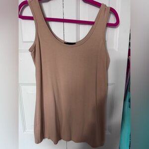 Cynthia Rowley Camel Sleeveless Top